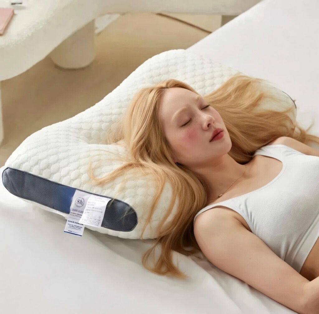 AuraSkin™ SPA Orthopedic Pillow – Ergonomic Neck Support
