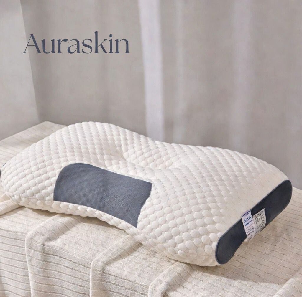 AuraSkin™ SPA Orthopedic Pillow – Ergonomic Neck Support